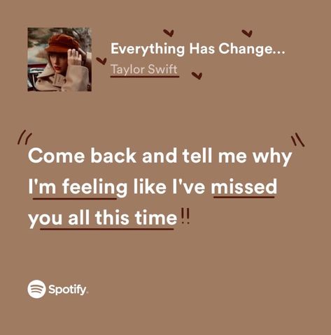 Red Tv Aesthetic, Tv Aesthetic, Taylor Swift Lyric Quotes, Red Tv, Everything Has Changed, Red Quotes, Quotes Music, Meaningful Lyrics, Everything Has Change