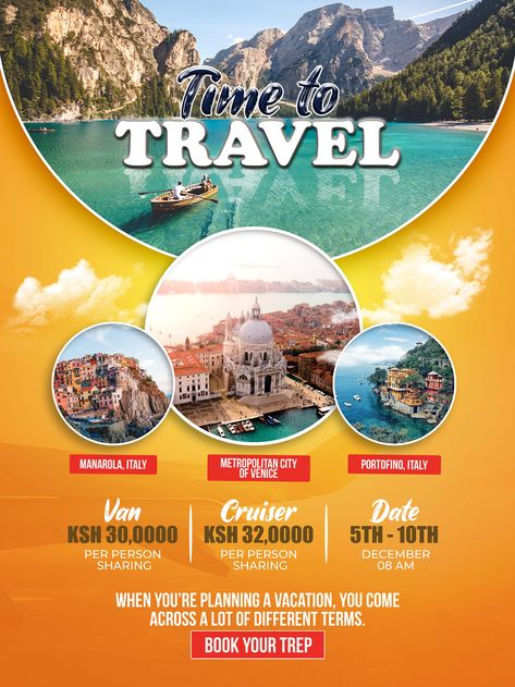 Travel Offers Design, Travel Graphics Design, Tour Travel Social Media Post, Traveling Creative Ads, Traveling Poster Design, Travel Creative Ads Design, Traveling Social Media Post, Travel Posters Design, Travel Agency Instagram Post