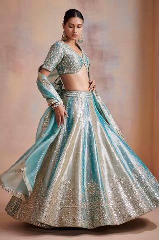Haute Couture, Couture, Ivory Mirror, Lady Wardrobe, Mirror Work Lehenga, Indian Dress, Silk Lehenga, Lehenga Designs, Indian Fashion Dresses