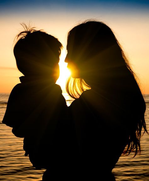 Nature, Mother Love Pictures, Sunset At Beach, Baby Voice, Mother Photos, Mother Images, Mama Natural, Hey Mama, Sun Flare