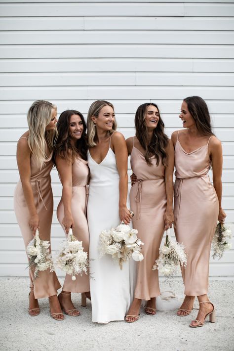 Bridesmaid Dresses Silk, Bridesmaid Dresses Ankle Length, Summer Gown, Summer Gowns, Spaghetti Strap Bridesmaids Dresses, Dresses Silk, Silk Wedding Dress, Grace Loves Lace, Satin Bridesmaid Dresses