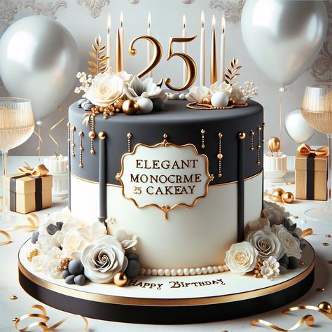 25th Birthday Cake Ideas and Tips for a Memorable Celebration (3) 25th Birthday Cake For Him Boyfriends, 25th Birthday Celebration Ideas, 25th Birthday Ideas For Him Decorations, 25th Birthday Cake For Her, 26 Birthday Cake For Women, Cake For 25th Birthday, 25th Birthday Cake For Him, 25th Birthday Cake Ideas, Cake 25th Birthday