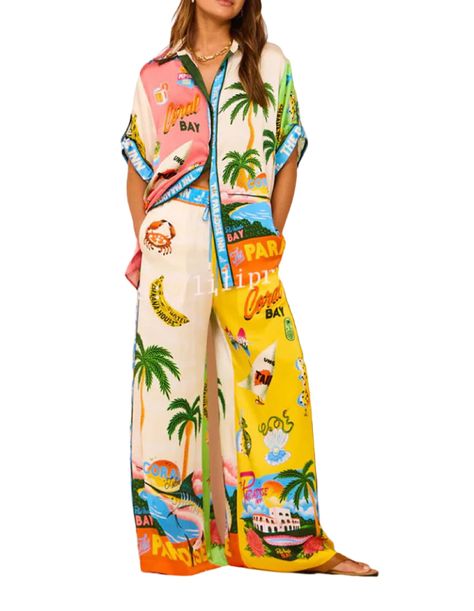 2 Piece Pants Outfit Women, Tiki Outfit Women, Virgin Cruise Outfits, Plus Size Summer Vacation Outfits, Tropical Vacation Outfits Beach, Backyard Party Outfit Summer, Cute Road Trip Outfits, Pool Side Outfit, Summer Sets Outfits Two Pieces