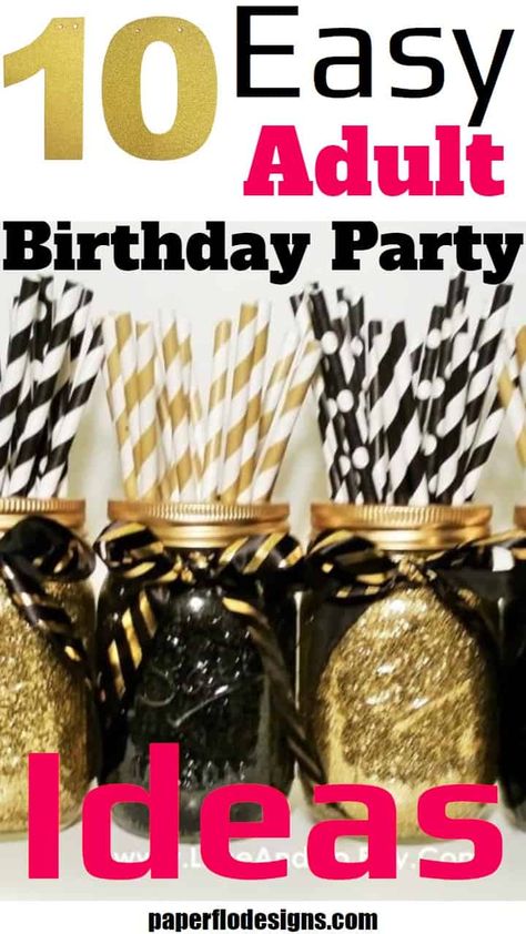 Diy Party Decorations For Adults, Party Decorations For Adults Women, Adult Birthday Party Ideas, Birthday Party Ideas For Adults, 60th Birthday Ideas For Mom, Adult Birthday Decorations, Adult Party Decorations, Party Ideas For Adults, 60th Birthday Party Decorations