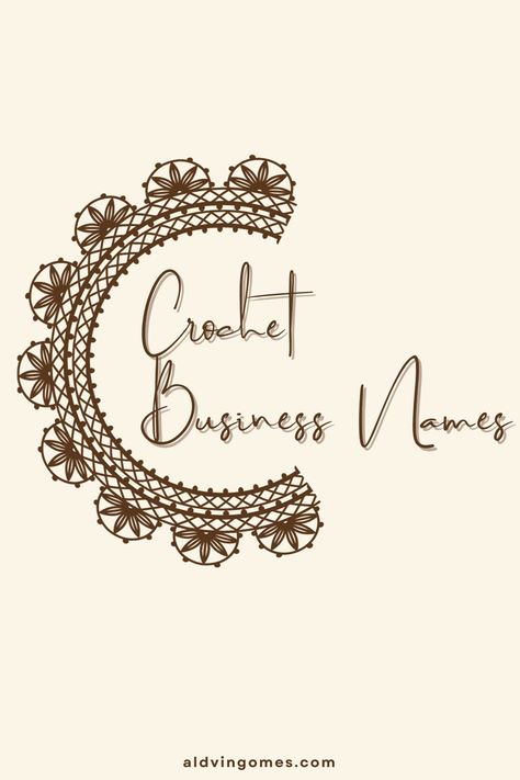 Dive into the world of creativity with our crochet business names! 🧶 Whether you're aiming for elegance, cuteness, or a touch of humor, find the perfect name that ties your brand identity together. #CrochetBusiness #CraftyNames #CreativeEntrepreneur Aesthetic Crochet Business Names, Crochet Brand Name Ideas, Brand Name Ideas Creative, Crochet Business Names, Yarn Business, New Business Names, Name Creator, Catchy Names, Aesthetic Names