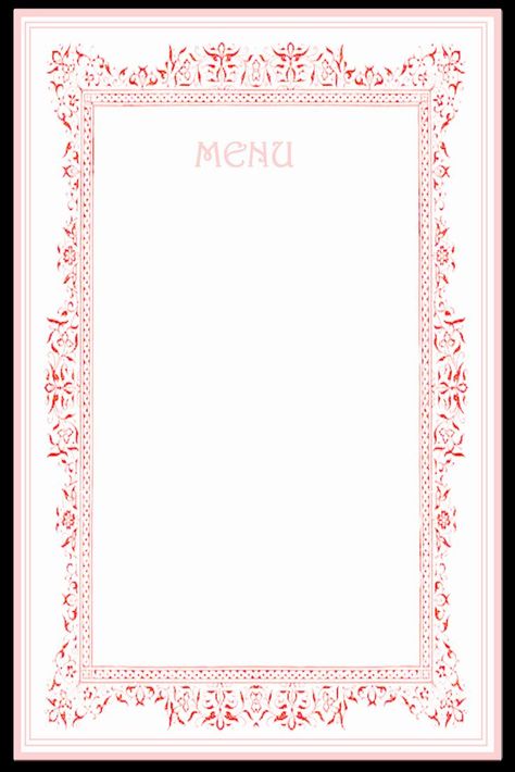 Dinner Menu Template Free Best Of 7 Best Of Party Menu Templates in Free Printable Dinner Menu Template Party Menu Template, Free Printable Menu Template, Dinner Menu Template, Tea Party Menu, Printable Menu Template, Alice Tea Party, Menu Design Template, Restaurant Menu Template, Dinner Party Menu