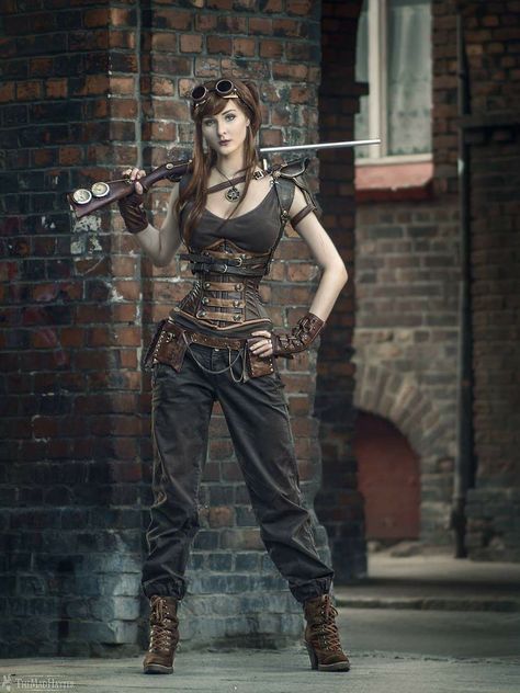 Steampunk Mode, Mode Teenager, Steampunk Outfits, Moda Steampunk, Steampunk Outfit, Mode Steampunk, Dark Circus, Steampunk Couture, Art Steampunk