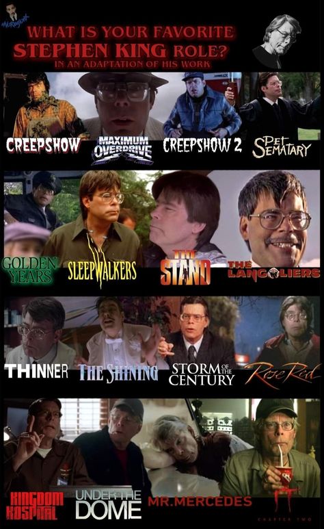 Stephen King Books, Creepshow Movie, The Stand Stephen King, King Meme, Horror Movies List, Stephen King Novels, Stephen King Movies, Scary Books, Animal Humour