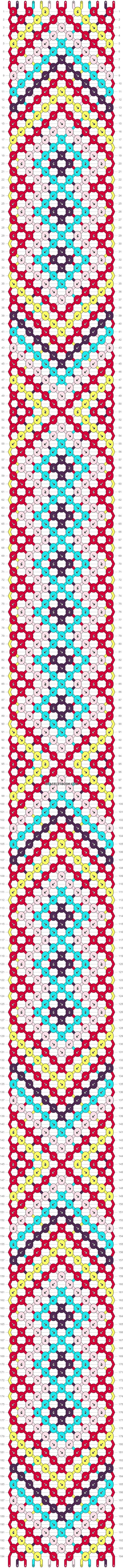 Normal pattern #125805 | BraceletBook Beading Patterns, Bracelet Book, Pony Bead Bracelets, Bracelets Easy, Bracelets Ideas, Diy Bracelets Easy, Bead Bracelets, Pony Beads, Friendship Bracelet Pattern