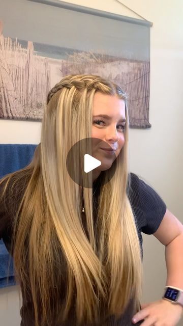 Megan🎀✨ on Instagram: "Waterfall braids ! I haven’t done these in years !   #cutehairstyles #easyhairstyles #hairinspo #waterfallbraids" Braided Waterfall Hairstyles, Water Braids, Waterfall Hairstyles, Waterfall Braids, Waterfall Hairstyle, Waterfall Braid, Happy Hair, May 11, Summer 2024