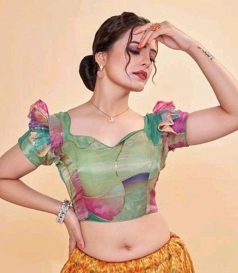 Organza Blouse Design, Organza Blouse Designs, Latest Blouse Designs Pattern, Latest Model Blouse Designs, Blouse Designs High Neck, Blouse Designs Catalogue, Fashionable Saree Blouse Designs, Traditional Blouse Designs, Organza Blouse