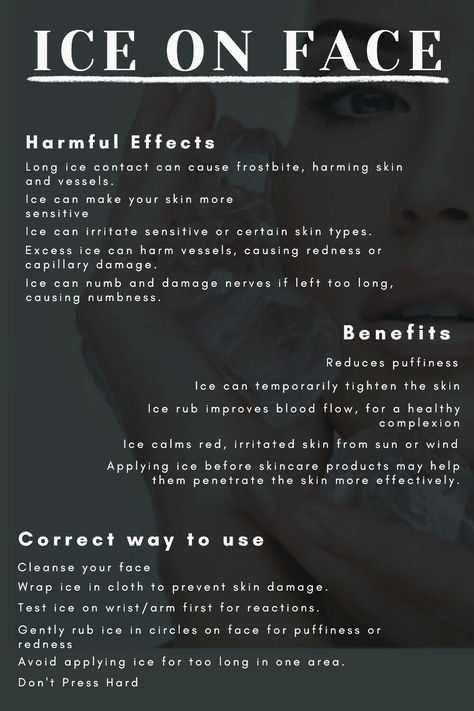 Explore the benefits and drawbacks of ice face massage. #IceFacial #SkincareTips #ProsAndCons" Benefits Of Icing Face, Benefits Of Ice Facial, Where To Ice Your Face, Ice On Skin Benefits, Benefits Of Face Icing, When Should I Ice My Face, When Should You Ice Your Face, How Often Should I Ice My Face, Applying Ice On Face