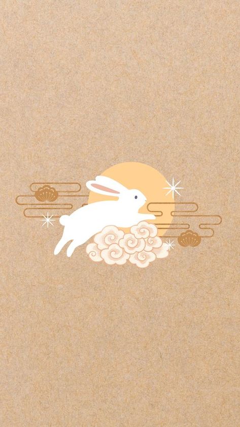 Rabbit Background Wallpapers, Bunny Aesthetic Wallpaper Desktop, Lunar New Year Phone Wallpaper, New Year Cute Wallpaper, 3d Wallpaper Rabbit, Chinese New Year Background Wallpapers, Cute Chinese Wallpaper, Rabbit Wallpaper Aesthetic, Chinese New Year 2023 Wallpaper