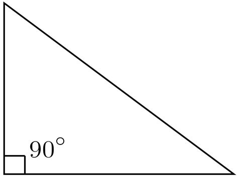 Triangle.Right, has one of its interior angles measuring 90° Obtuse Triangle, Complementary Angles, Triangle Symbol, Triangle Template, Acute Angle, Isosceles Triangle, Pythagorean Theorem, Triangular Pattern, Right Triangle