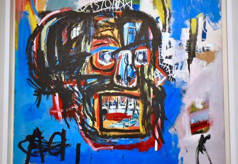 The skull: Detail of Basquiat's Untitled (1982). Jean-michel Basquiat Paintings, Basquiat Skull, Jm Basquiat, Jean Michel Basquiat Art, Basquiat Paintings, Basquiat Art, The Emotions, Jean Michel Basquiat, Arte Inspo