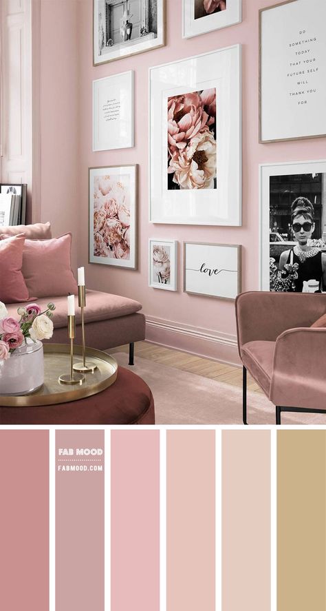 living room Archives - Page 2 of 6 - Fabmood | Wedding Colors, Wedding Themes, Wedding color palettes Blush Pink Living Room, Pink Living Room Decor, Wedding Color Palettes, Themes Wedding, Colors Wedding, Pink Living Room, Living Room Color Schemes, Room Color Schemes, Hus Inspiration