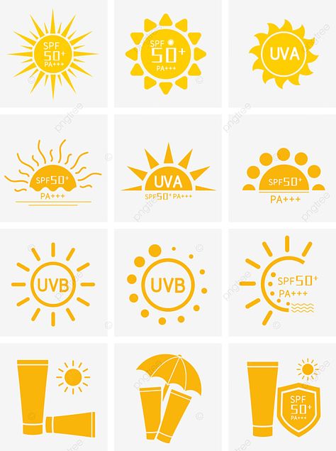 Logos, Sunscreen Design Poster, Sun Screen Packaging Design, Sunscreen Graphic Design, Sunscreen Poster Design, Sunscreen Design Packaging, Spf Tips, Sun Packaging, Sunscreen Branding