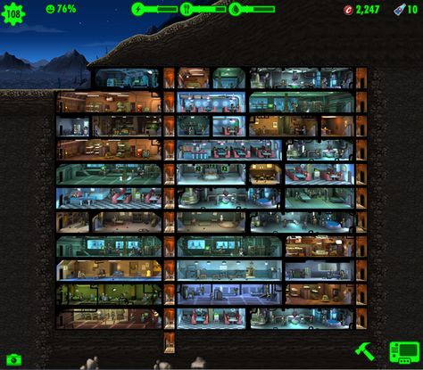 Fallout Shelter on PC: Guide, Tips and Cheats Minecraft Fallout Shelter, Fallout Shelter Layout Game, Fallout Shelter Layout, Fallout Shelter Bunker, Fallout Pc, Fallout Bunker, Lego Fallout, Batman Arkham Night, Shelter Game