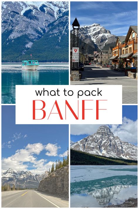 What to pack for Banff ⋆ packing list for Banff Alberta Canada // what to pack for the mountains // Canadian Rockies packing list // Alberta travel tips Banff Outfit September, Banff Packing List Summer, Banff Outfit Summer, Banff Vacation, Canada Packing List, Banff Travel, Canada Bucket List, Vancouver Travel Guide, Montreal Travel Guide
