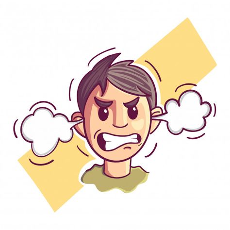 Illustration of an angry man Premium Vec... | Premium Vector #Freepik #vector #background #business #people #phone Angry Cartoon Face, An Angry Man, Angry Cartoon, Angry Man, Angry Child, Angry Girl, Angry Face, Man Vector, Boy Illustration