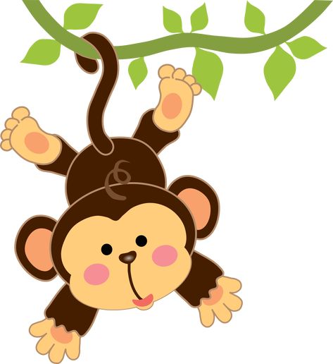 Photo by @daniellemoraesfalcao - Minus Cartoon Monkey Drawing, Safari Clipart, Safari Monkey, Monkey Drawing, Baby Jungle Animals, Deco Jungle, Cartoon Monkey, Safari Birthday Party, Jungle Birthday