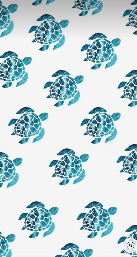 Cute Backgrounds Beach, Wallpaper Backgrounds Preppy Blue, Summer Patterns Aesthetic, Summer Pattern Background, Cute Beach Backgrounds, Summer Wallpaper Turtle, Boho Summer Wallpaper, Summer Backround Pics, Blue Turtle Wallpaper