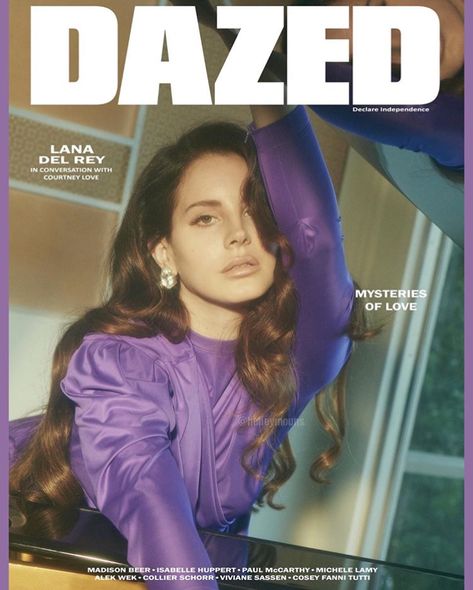 Lana Del Rey Photography, Lana Del Rey Editorial, Vogue Lana Del Rey, Lana Del Rey Magazine Cover, Magazine Covers Aesthetic, Lana Del Rey Magazine, Lana Del Rey Vogue, Magazines Fashion, Viviane Sassen