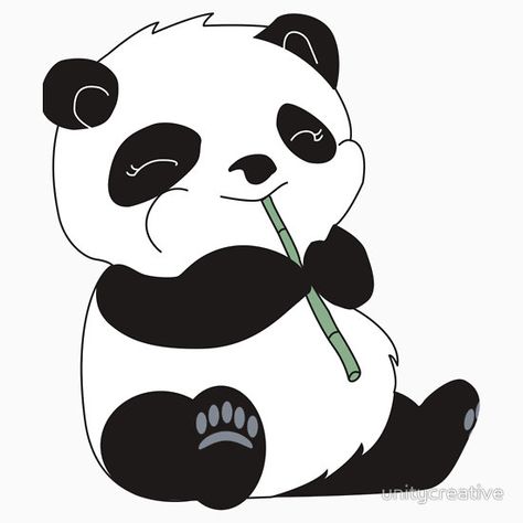 Panda Panda Sticker, Stickers Cool, Bubble Stickers, Computer Sticker, Tumblr Stickers, Cute Kawaii Drawings, Dibujos Cute, Stickers For Sale, Animal Stickers