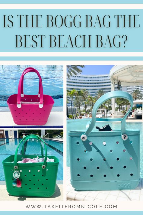 What is the best beach bag? I compare my large Bogg Bag, baby Bogg Bag, and Simple Modern beach tote to find the perfect beach bag for you. Beach essentials. Beach tote bag. Beach bag essentials. Best Pool Bag For Moms, Packing Bogg Bag For Beach, Beach Bag Must Haves, Beach Bag Organization Ideas, Best Beach Bag For Moms, Beach Bags 2024, Bogg Bag Uses, Waterproof Bag Beach, Beach Bag Ideas