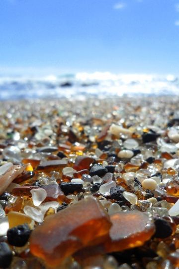 Glass Beach, Kauai, love this place, tiny   tiny smooth pieces of glass, used to be a dump and the tide washed the glass out   and back in over the years. Kauai Hawaii, Glass Beach Kauai, Beach Dump, Kauai Vacation, Pisces Sign, Glass Beach, Hawaiian Vacation, Hawaii Life, Beach Beautiful