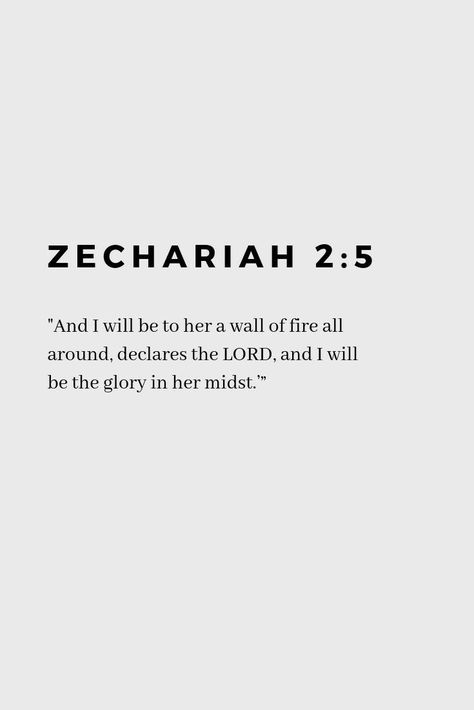 Jesus Quotes, Scripture Verses, Zechariah 2:5, Ayat Alkitab, Quote Inspiration, Scripture Quotes, Verse Quotes, Bible Inspiration, Bible Verses Quotes