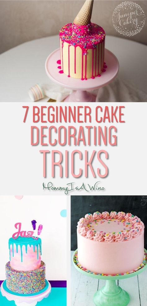 Birthday Cake Decorating Ideas 7 Easy Cake Decorating Trends For Beginners Decorating Tutorials Cake Decorating Trends, Beginner Cake Decorating, How To Decorate Cakes, Diy Dessert, Novelty Birthday Cakes, Cake Decorating For Beginners, Cake Decorating Ideas, Creative Cake Decorating, Gateaux Cake