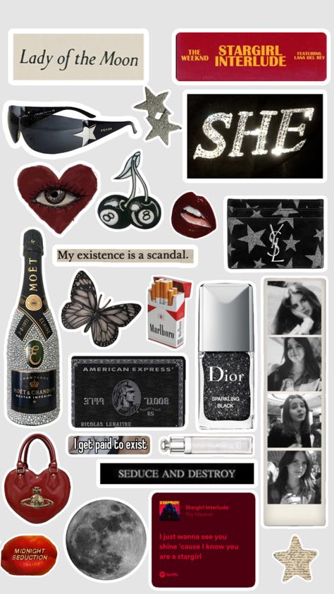 Wallpaper/ stickers, lana del rey, stargirl, The Weeknd, moet, Dior #stargirl Lana Del Rey Stargirl, Once Upon A Time Prom, Clear Phone Case Design, Scrapbook Printing, Iphone Case Stickers, Collage Phone Case, Scrapbook Book, Wallpaper Stickers, Scrapbook Stickers Printable