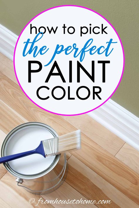 How To Choose The Right Paint Color (7 Steps To Help You Decide) | Painting Ideas For Walls How To Match Paint Color On Wall, Bedroom Paint Color, Office Paint Colors, Picking Paint Colors, Dark Paint Colors, Choosing Paint Colours, Choosing Paint, Trending Paint Colors, Popular Paint Colors
