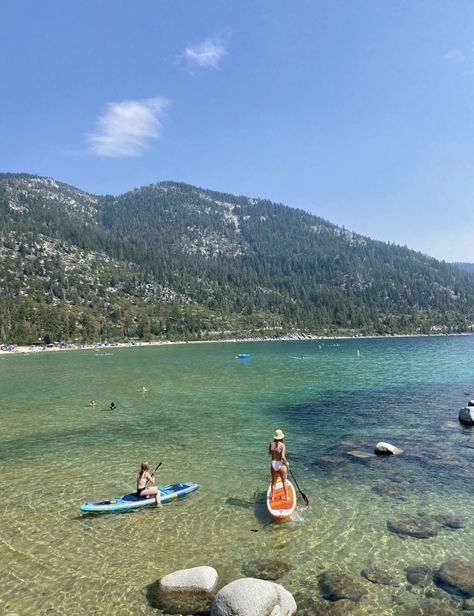 Nature, Lake Tahoe Photo Ideas, Lake Tahoe Picture Ideas, Lake Tahoe Summer Aesthetic, Lake Tahoe Instagram Pictures, Lake Tahoe Aesthetic, Tahoe Aesthetic, Tahoe Pictures, Lake Tahoe Summer