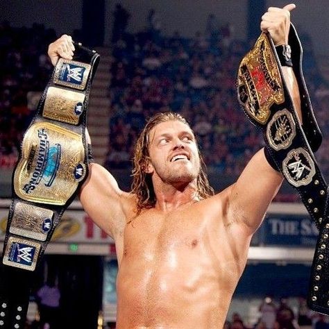 W/ Chris Jericho~counts as 2 WWE TAG TEAM & 12th WORLD TAG TEAM Edge Wwe Champion, Edge 2000s Wwe, Edge Wwe, Wwe Edge, Aj Styles Wwe, Wrestlemania 29, Adam Copeland, Wwe Tag Teams, Wrestling Posters