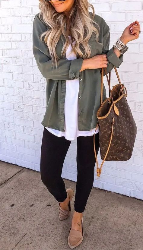 25+ Super Stylish Fall Outfits for Women 2023 - HubPages Look Legging, Outfits To Copy, Mode Boho, Ținută Casual, Mode Casual, Outfit Trends, Cute Fall Outfits, Casual Work Outfits, 가을 패션