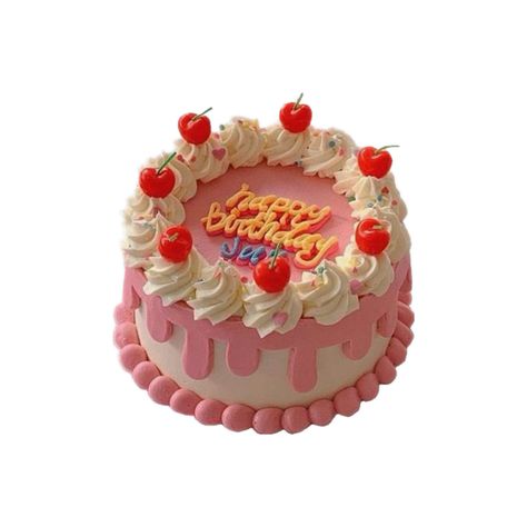 Pink Bday Cake, Birthday Cake Sticker, Pink Bday, Cake Sticker, Kawaii Sweets, Cake Icon, Cake Png, Happy Birthday Png, Cake Drawing