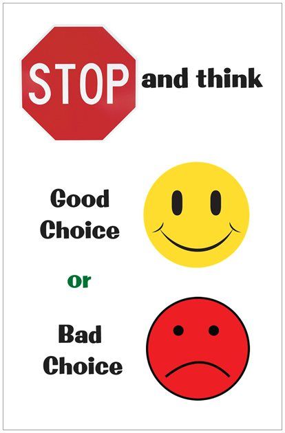 "Stop and Think" Poster  http://www.elementaryschoolcounseling.org/store.html Daycare Posters, Think Poster, Teacher Mentor, Behavior Charts, Behaviour Strategies, Stop And Think, Behavior Interventions, Classroom Behavior Management, Behaviour Management