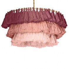 Selamat Justina Blakeney Fela Tassel Chandelier - Blush Ombre Nursery Chandelier, Fringe Light, Tassel Chandelier, Diy Luminaire, Lulu Georgia, Justina Blakeney, Seaside Style, Diy Casa, Decoracion Living