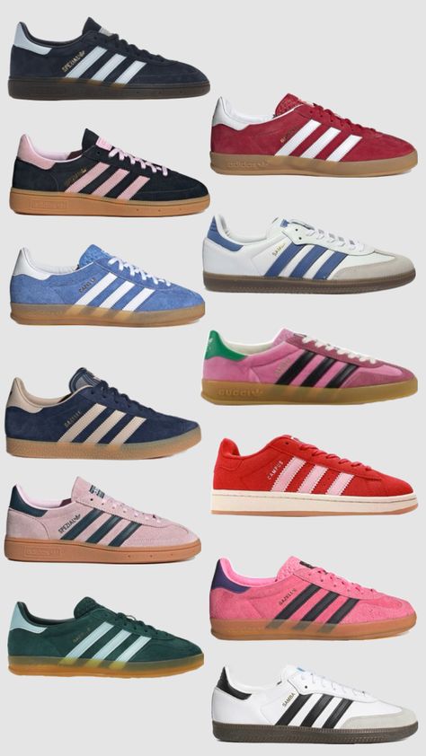 Shoes Design Ideas, Samba Shoes, Addidas Shoes, Adidas Spezial, Shoe Wishlist, Adidas Shoes Women, Shoes Design, Fancy Shoes, Shoe Inspo