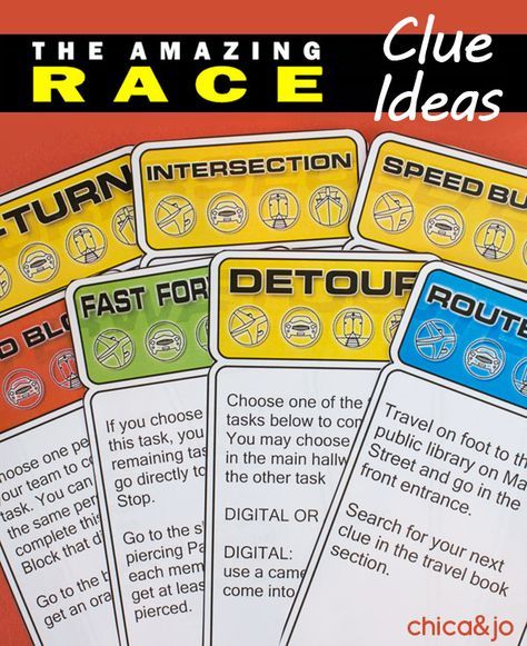 Amazing Race Challenges For Work, Family Amazing Race Ideas, Amazing Race Scavenger Hunt, Amazing Race Games For Kids, Amazing Race Detour Ideas, The Amazing Race Challenges, Diy Amazing Race Challenges, Christmas Amazing Race Ideas, Amazing Race Challenges For Teens