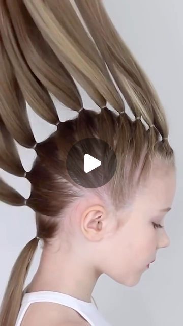 Easy Braids For Short Hair Step By Step, Easy Big Braids Hairstyles, Hair Styles For Girls With Long Hair, Braids How To, Simple Crazy Hair Day, Different Hair Braids, Elsa Hairstyle Kids, Hairstyles For Girls With Long Hair, 6th Grade Hairstyles