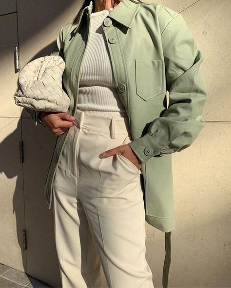 40s Mode, Pastel Outfit, Shein Outfits, Green Fits, Modieuze Outfits, Green Outfit, Looks Chic, 가을 패션, Mode Streetwear