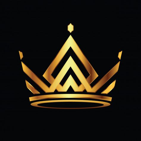 Modern crown logo royal king queen abstract logo vector Premium Vector King Crown Drawing, Modern Crown, King And Queen Crowns, Crown Drawing, Royal Logo, Crown Art, Queen Tattoo, King Crown, Royal King