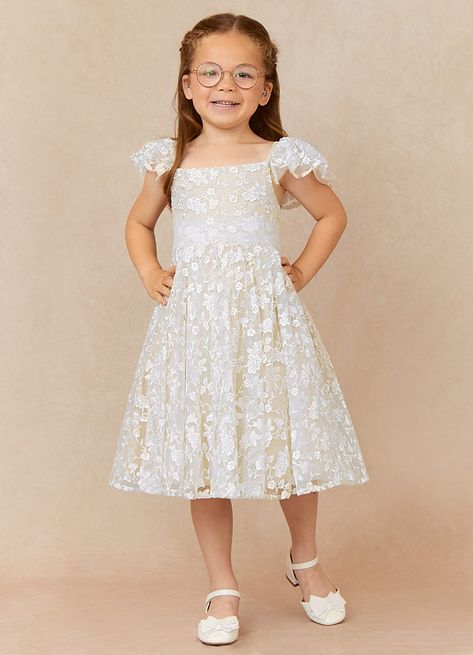 AZAZIE DELIA FLOWER GIRL DRESS - Flower Girl Dresses Delia Flower, Destination Wedding Flowers, Flower Girl Outfits, Flower Girl Outfit, Fox Wedding, Flower Girl Dresses Boho, Toddler Flower Girl Dresses, Champagne Bridesmaid, Boho Wedding Flowers