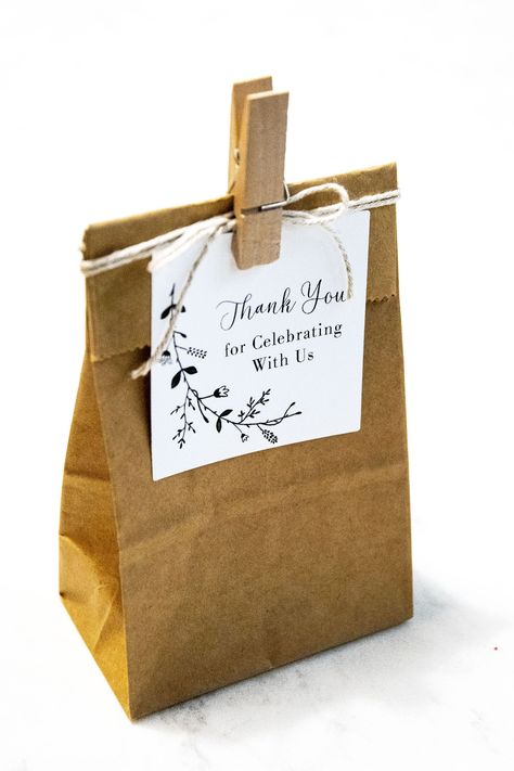 Free Printable Bridal Shower or Wedding Favor Gift Tags. These diy tags say thank you for celebrating with us. Gift Tags Free Printable, Birthday Gift Tags Printable, Real Estate Marketing Gifts, Wedding Favor Tags Printable, Making Gift Tags, Holiday Gift Tags Printable, Wedding Favor Gift Tags, Faking It, Marketing Gift