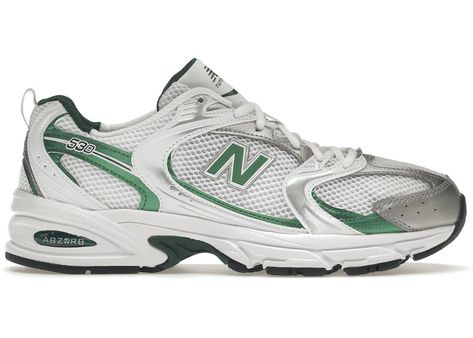 New Balance 530 White, Green New Balance, Sneaker New Balance, Zapatillas New Balance, New Balance 530, New Balance Blue, Something In The Way, Green Sneakers, New Balance Sneakers