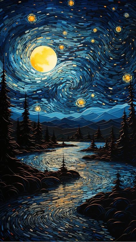 Vincent Van Gogh Paintings Aesthetic, Ipad Wallpaper Starry Night, Very Beautiful Wallpapers, Stary Night Wallpaper 4k, Caller Background Wallpaper, Van Gogh Paintings Starry Nights, Van Gogh Paintings Wallpaper, Astrophysics Wallpaper, The Starry Night Wallpaper