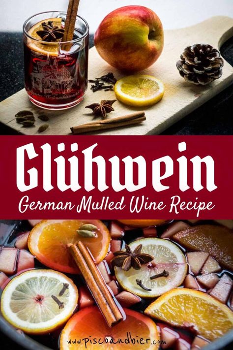 Mulled Wine Recipe Crockpot, German Gluhwein Recipe, German Mulled Wine Recipe, Gluhwein Recipe, Nutritious Smoothie Recipes, Mulled Wine Recipe, Recipe Crockpot, Spiced Wine, Wine Recipe